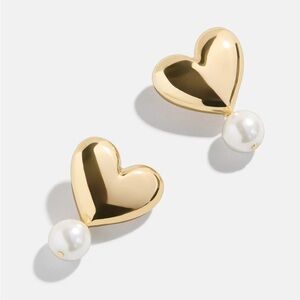 Baublebar Harriet Gold Heart Earrings